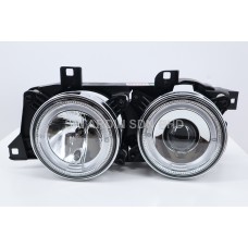 BMW E32 / E34 88-94 Projector Headlamp w Ring